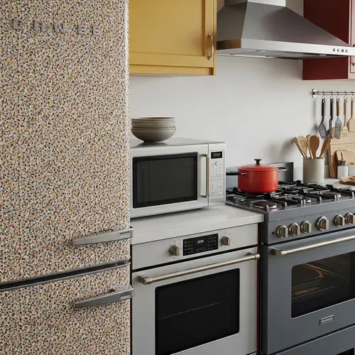 Vibrant Kitchen Appliance Textures & Patterns | Colorful Details