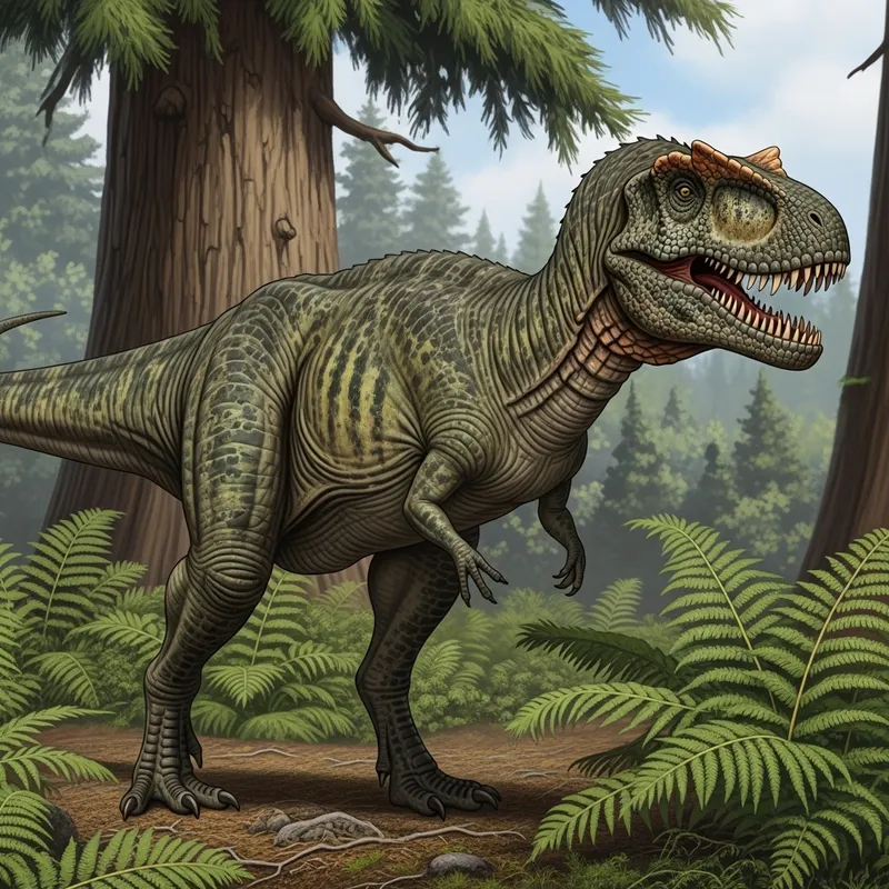 Allosaurus: Late Jurassic Predatory Dinosaur Illustration Allosaurus: Late Jurassic Predatory Dinosaur Illustration