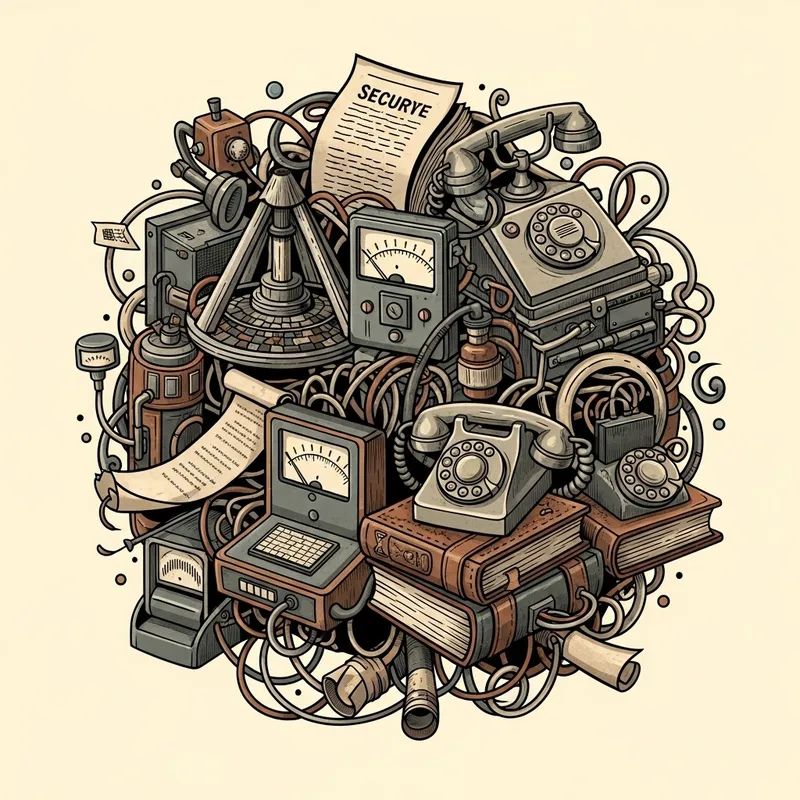 Secure Network, Vintage Art