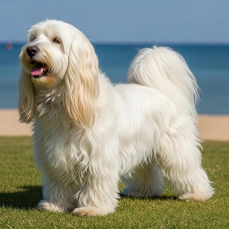 Majestic Dog with Exceptionally Long Hair Majestic Dog with Exceptionally Long Hair