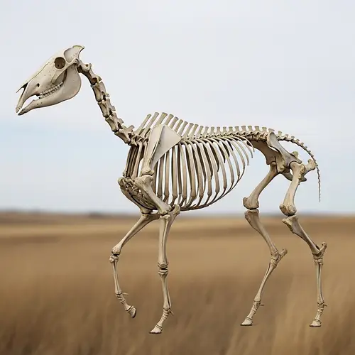 Photorealistic Horse Skeleton Rendering