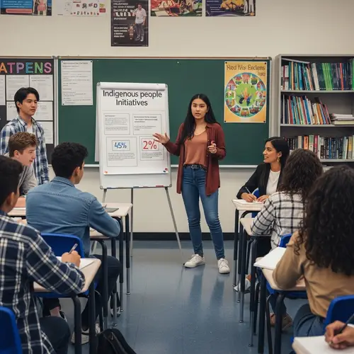 Multicultural Classroom Presentation on Indigenous People Initiatives