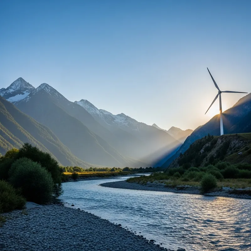 Breathtaking Mountains and River Views
