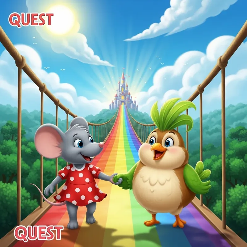 Minnie Mouse Magical Rainbow Bridge Adventure Minnie Mouse Magical Rainbow Bridge Adventure