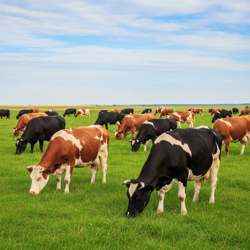 Cows Grazing in Picturesque Countryside | Rural Scene