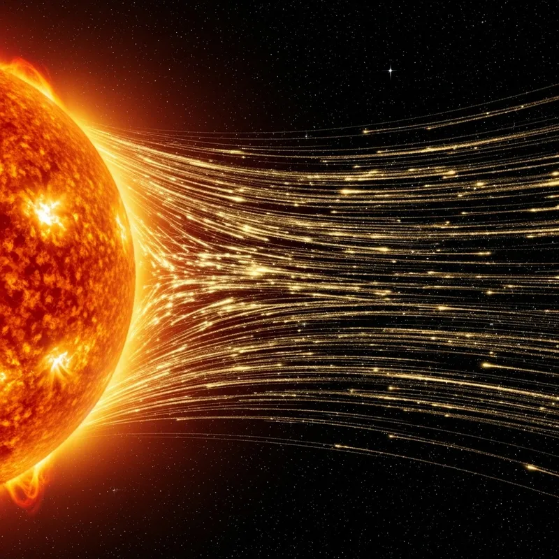 Mesmerizing Solar Wind Display | Cosmic Energy