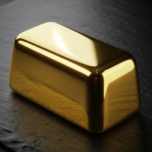 Pure Golden Ingot - Classic Yellow-Hue and High Purity