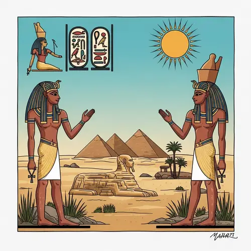 Ancient Egyptian Art: Symbolism, Symmetry, and Iconic Elements