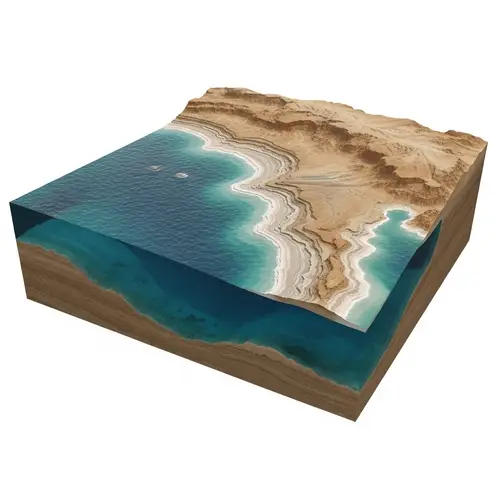 Explore Dead Sea: Salt Formations & Deep Blue Water