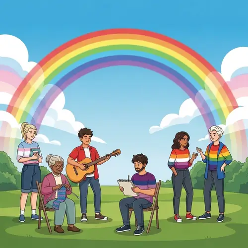 Radiant Rainbow Celebrating LGBTQ+ Diversity