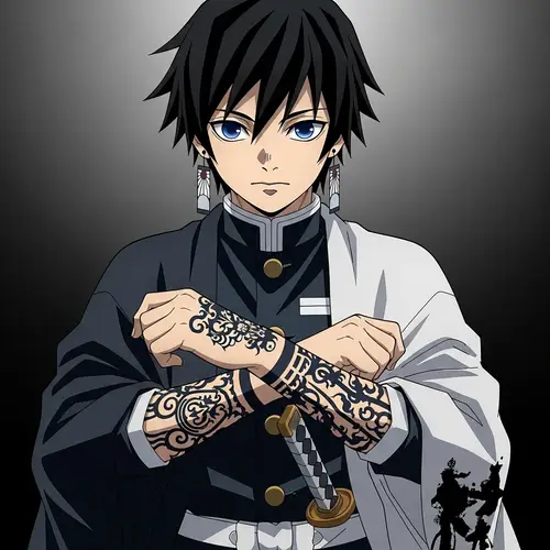 Zukuna de Jujusut Kaisen Wallpaper - Mystical Japanese Inspired Character