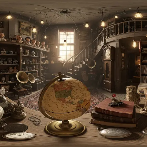 360-Degree Panoramic View of a Random Establishment