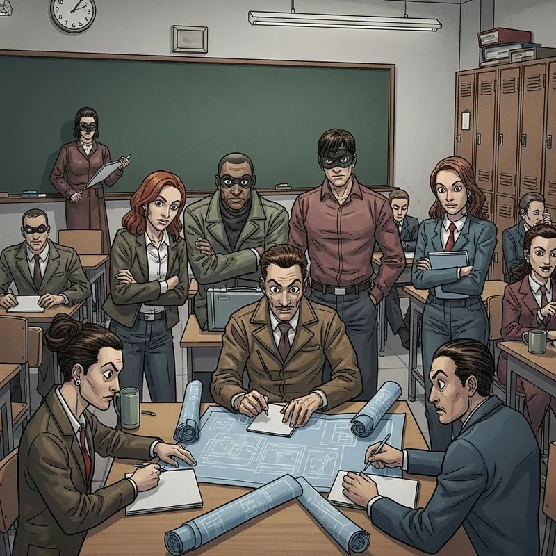 Payday 2 School Heist | Intriguing Comic Style Scene