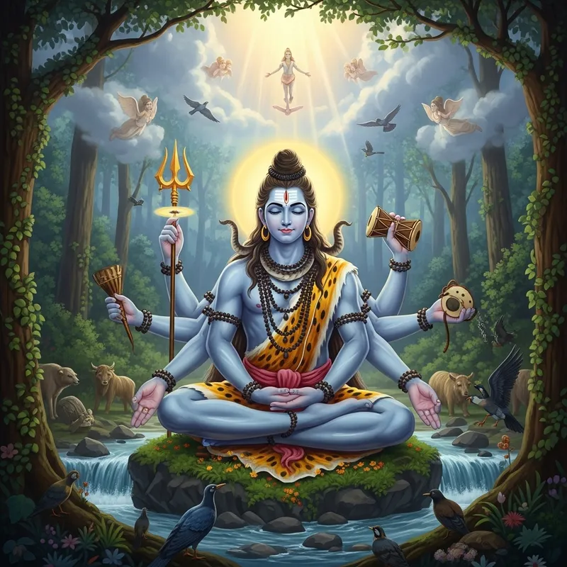Divine Presence: Shiva - Symbol of Power and Serenity Divine Presence: Shiva - Symbol of Power and Serenity