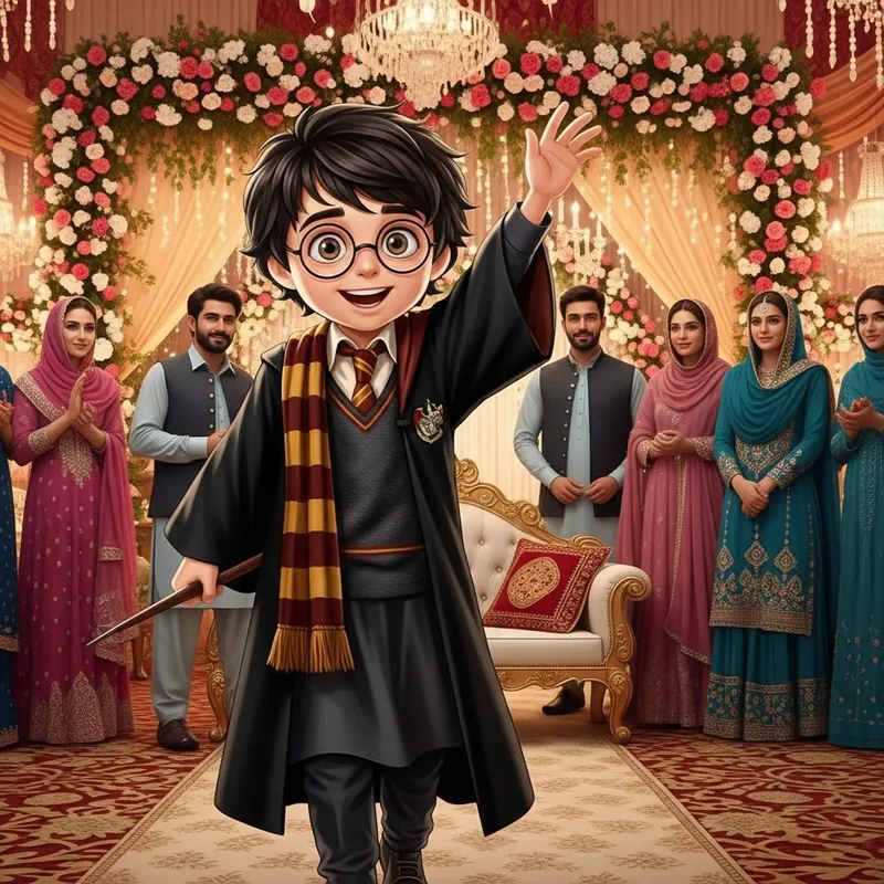 Harry Potter at Pakistani Wedding | Magical Celebration Harry Potter at Pakistani Wedding | Magical Celebration