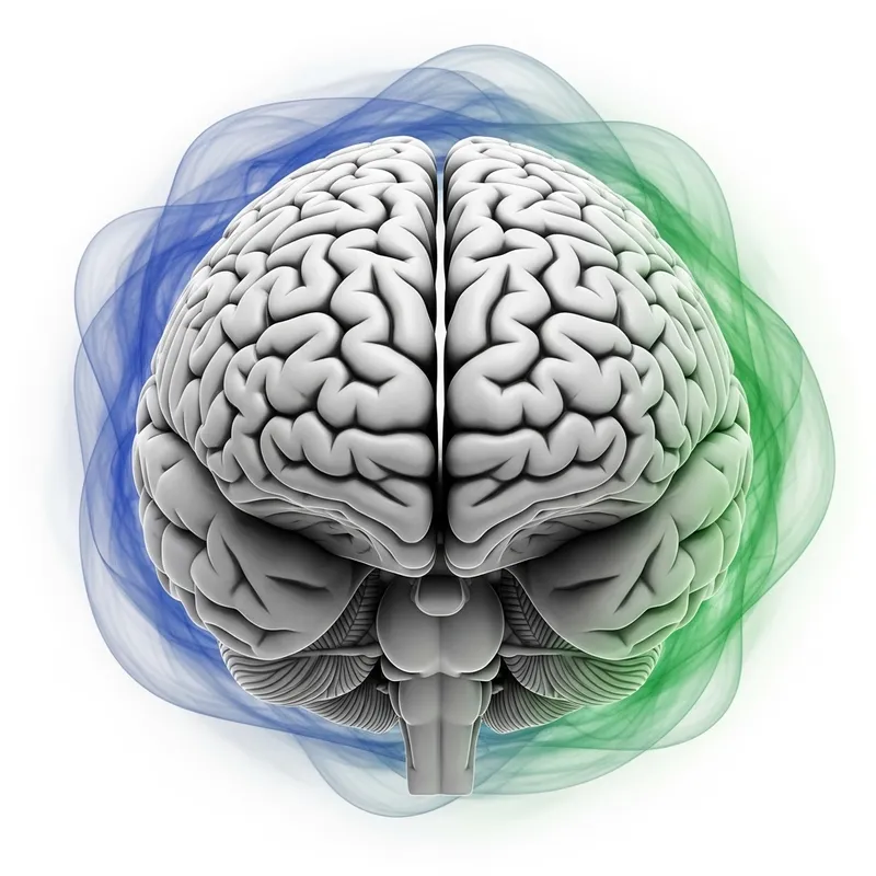 Human Brain - Detailed Image in Natural Shades Human Brain - Detailed Image in Natural Shades