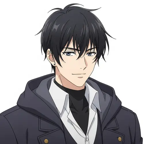Handsome Male Character Anime Illustration