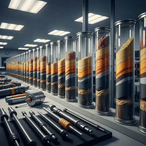 Core Samples Extracted from Reservoir - Geological Insights