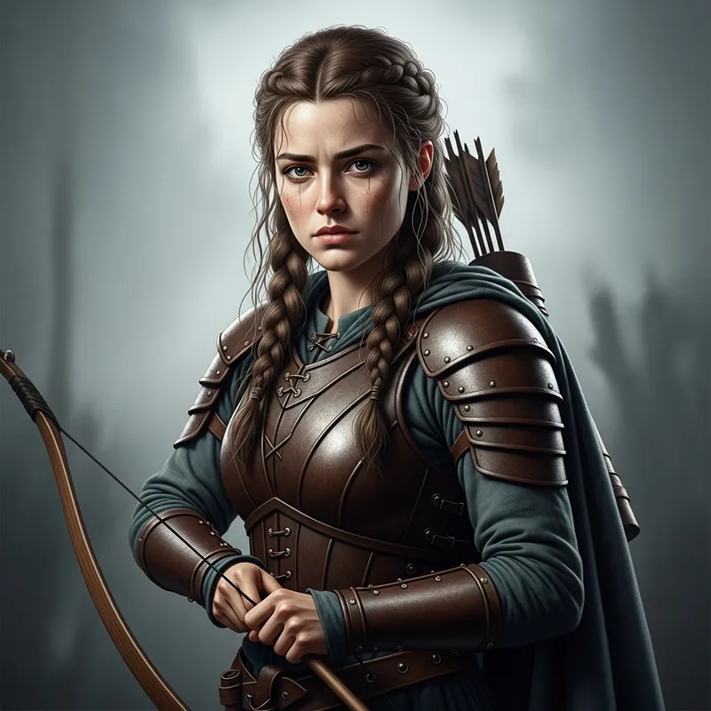 Elara - Brave Archer in Leather Armor