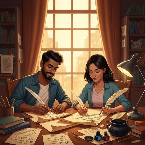 Artistic Couples: Literary Creation Process in a Homey Room