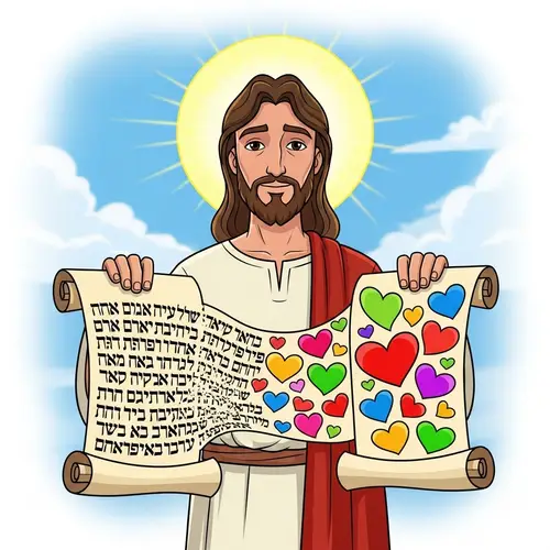 Jesus Christ Cartoon: Love from the Law