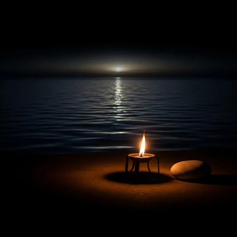 Stoicism HD Image - Tranquil Black Illumination