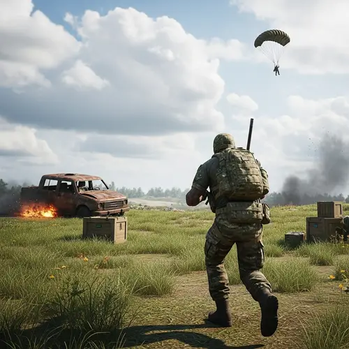 Virtual Battle Royale Game - Thrilling Open Field Gameplay