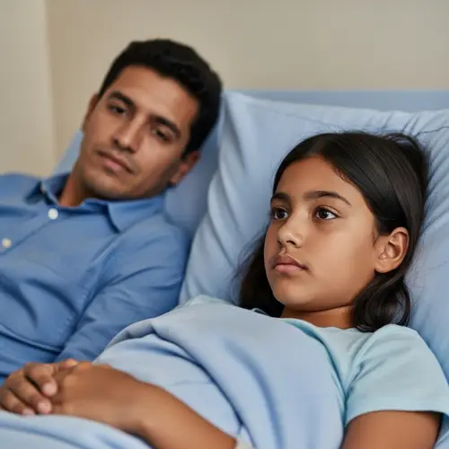Young Hispanic Girl Bedridden bids farewell to Parents with Determination and Hope