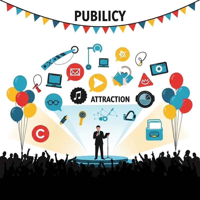 Innovative Publicity Visuals: Branding and Excitement