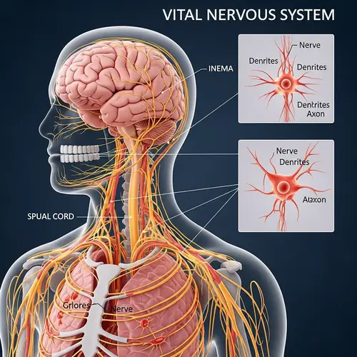 Human Nervous System Components: Brain, Spinal Cord, Neurons