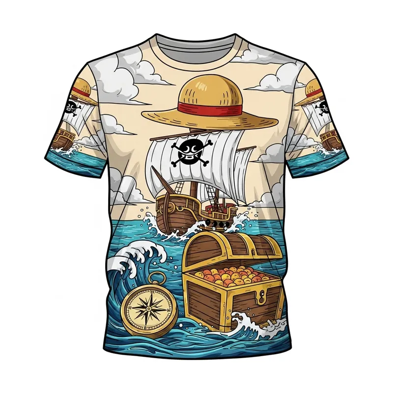 Adventure Pirate Style T-Shirt | Bold Design