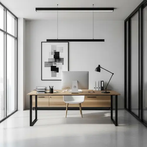 Minimalistic Workplace Design for Calm Focus
