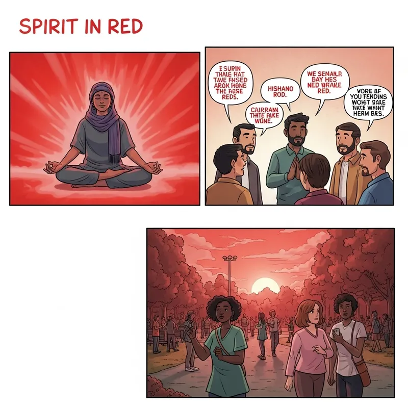 Red Spirit Comic: Capturing Vibrant Encounters