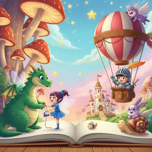 Whimsical Picture Book with Colorful Illustrations