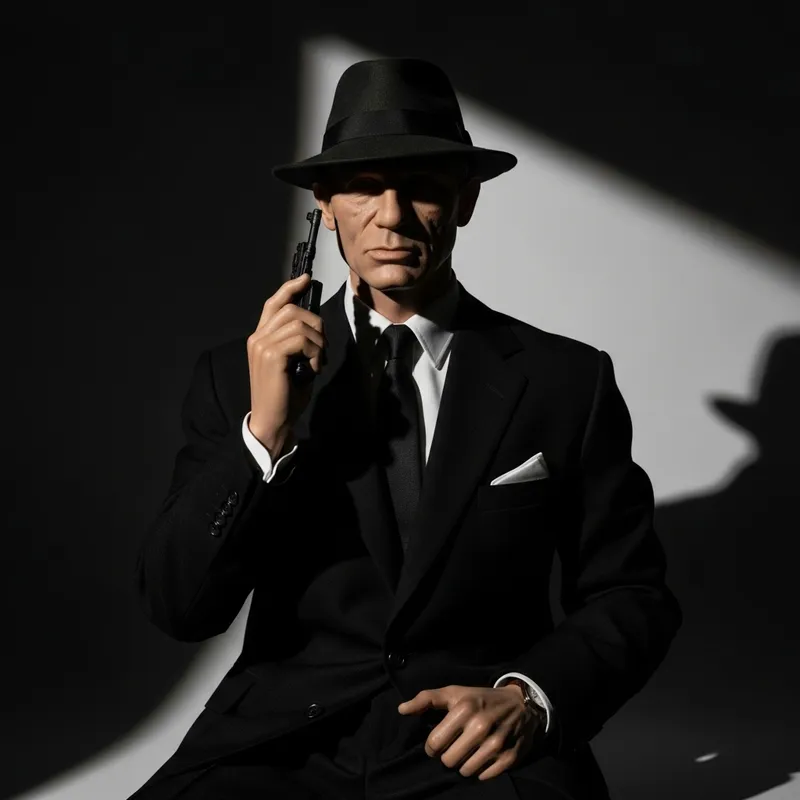 Sean Connery as Iconic Spy: Film Noir Inspiration Sean Connery as Iconic Spy: Film Noir Inspiration