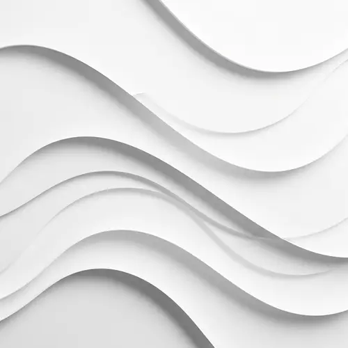 Abstract White Waves Background Image