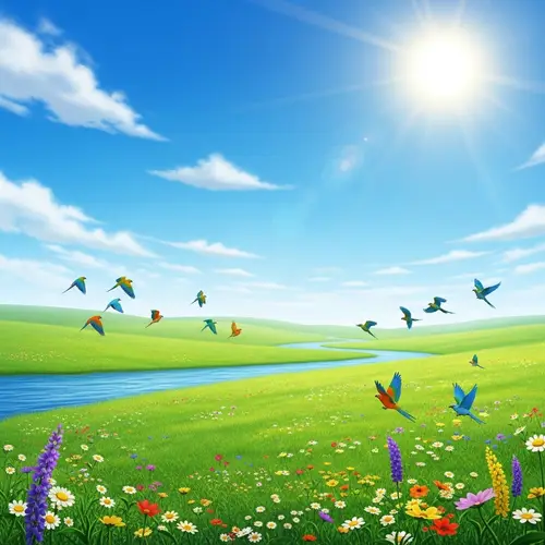 Harmony and Freedom in a Vibrant Landscape