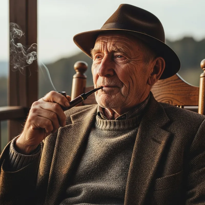 Fatherhood: A Portrait of Wisdom and Contentment