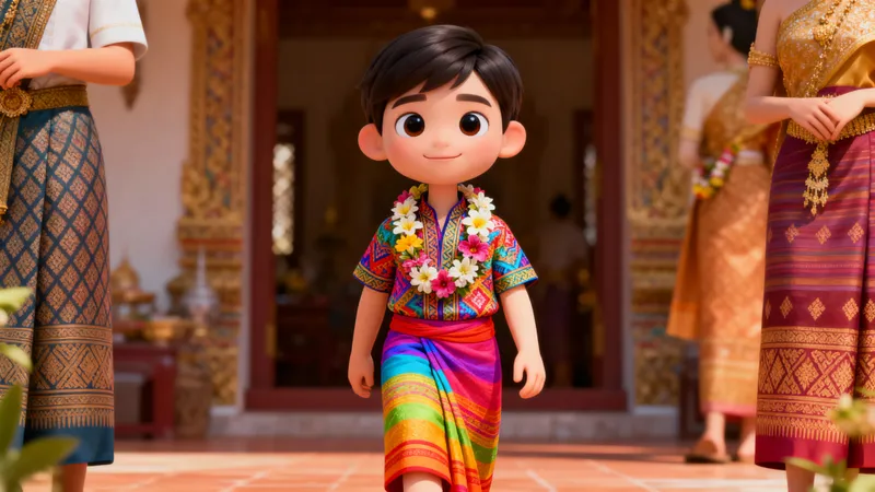 AI Human-Like Avatar in Traditional Thai Style