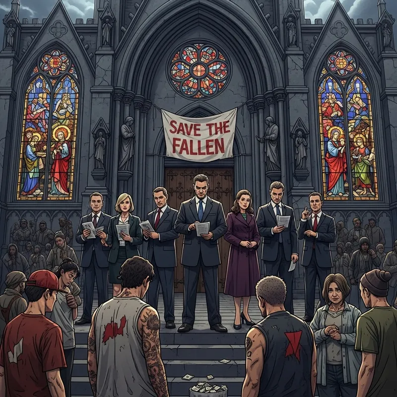 False Church Rescuing Fallen People