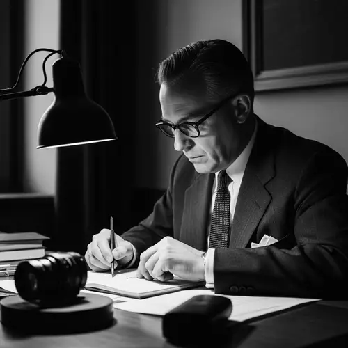 Mid-20th Century Politician in Documentary Photography