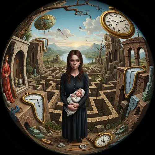 Surrealistic Photo Inspired by Late 19th Century Symbolist Art