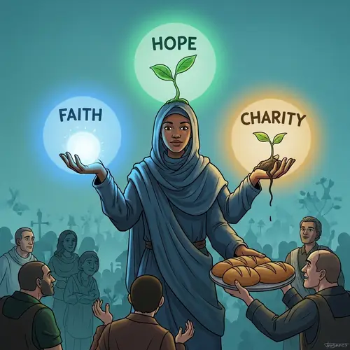 Faith, Hope, and Charity: Inspiring Virtues Displayed
