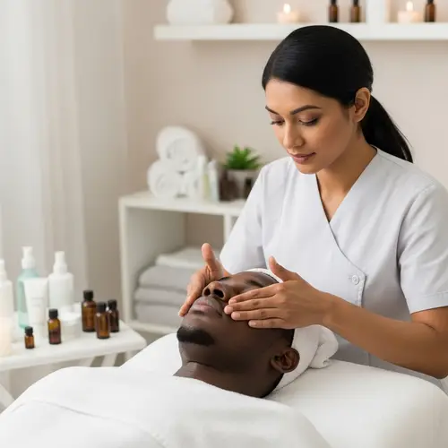 Tranquil Facial Massage by South Asian Masseuse for Ultimate Relaxation