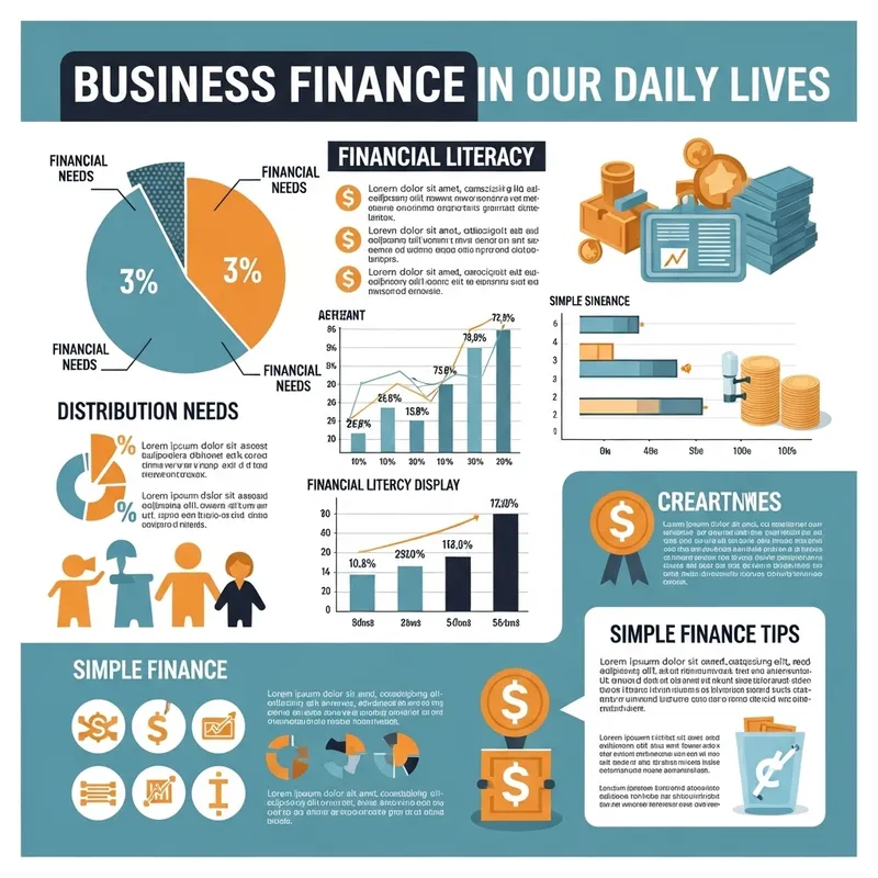 Importance of Business Finance in Daily Life - Informative Poster Design