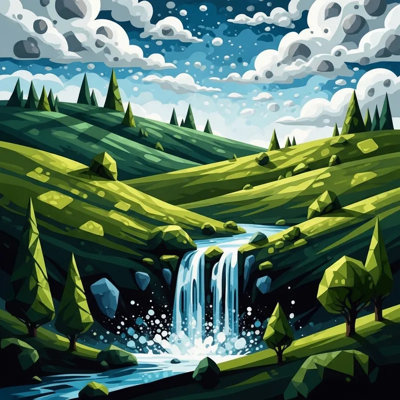 Captivating Abstract Nature: Serene & Unique Visuals