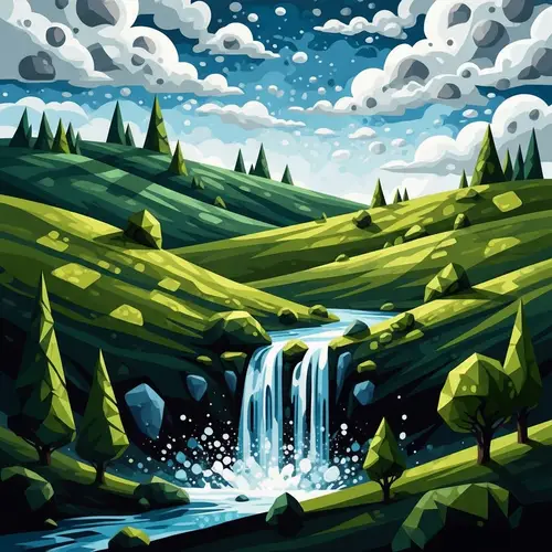 Captivating Abstract Nature: Vibrant Colors and Unique Textures