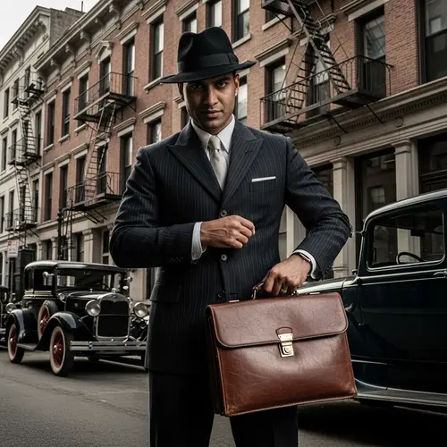 Classic Gangster Outfit - Stylish South Asian Male Character