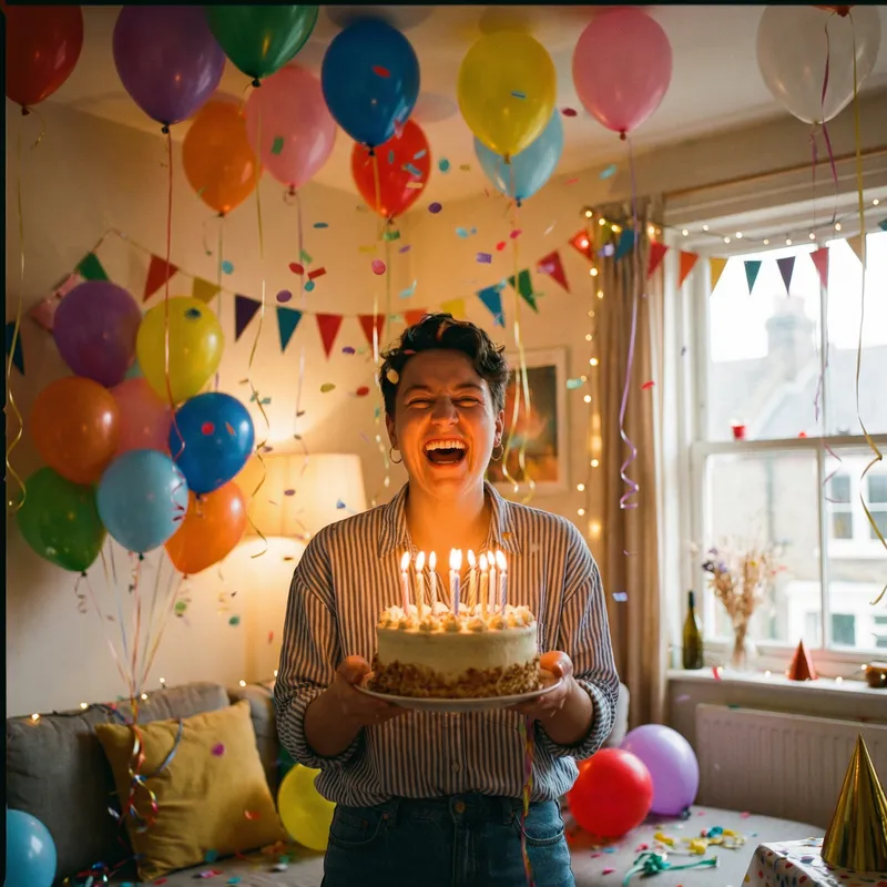 Vibrant Birthday Celebration Portraits Online