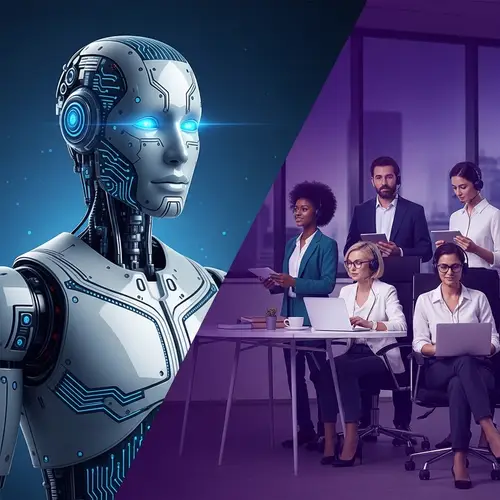 Futuristic Robot and Virtual Assistants: AI vs VA Industry